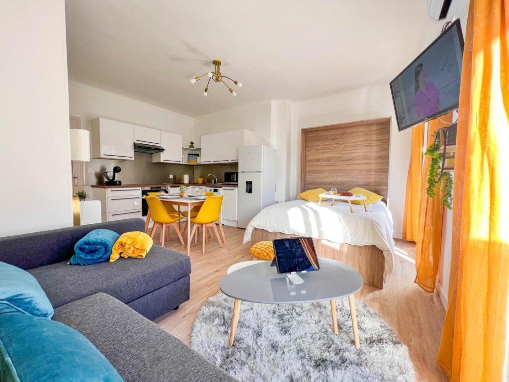 Appartement Vue Mer Parking Prive Place Med Canet-en-Roussillon Dış mekan fotoğraf