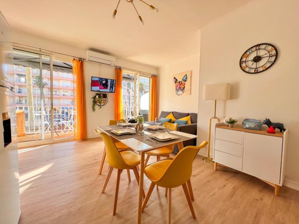 Appartement Vue Mer Parking Prive Place Med Canet-en-Roussillon Dış mekan fotoğraf