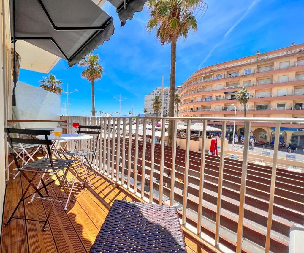 Appartement Vue Mer Parking Prive Place Med Canet-en-Roussillon Dış mekan fotoğraf